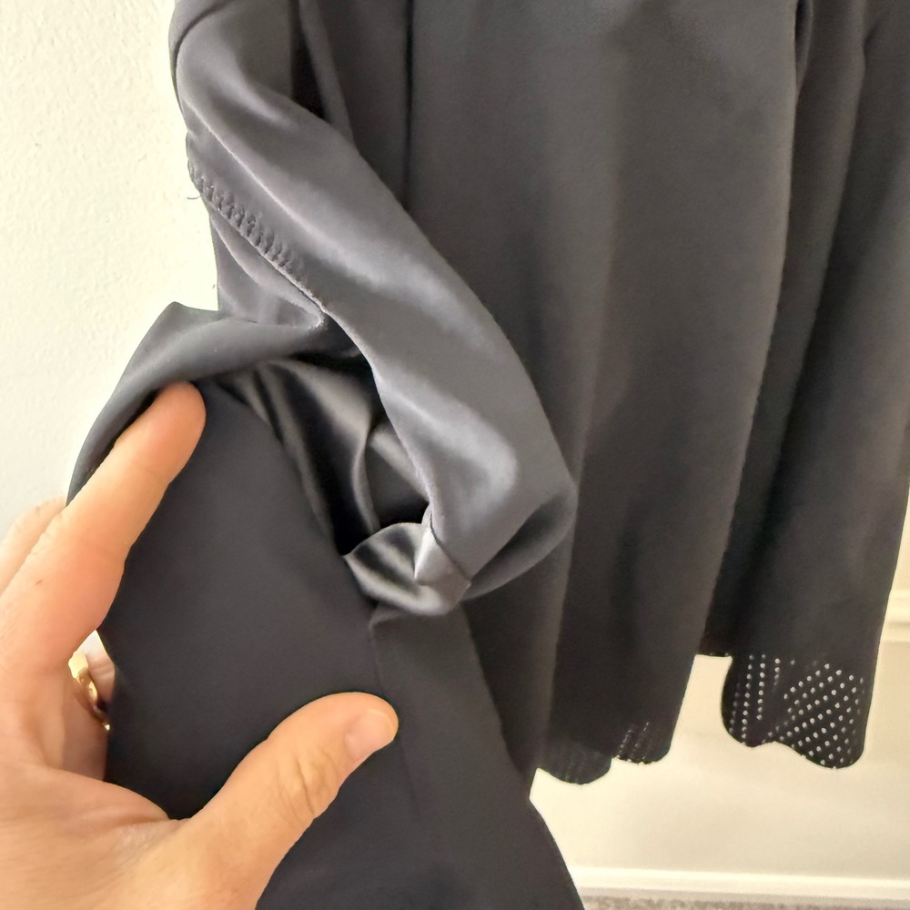 Lululemon Away Dress Black Laser Cut  Athletic Tennis size 8 - Picture 5 of 9